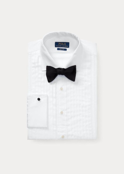 Camisa Smoking Polo Ralph Lauren Hombre Blancos - Custom Fit - XEJWB1685